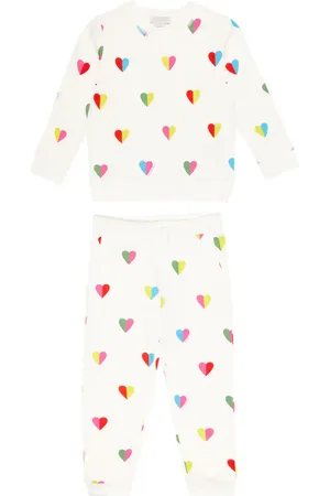 Stella McCartney Set of cotton sweatshirt and sweatpants