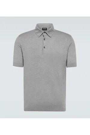 Ermenegildo Zegna Knitted cotton polo shirt
