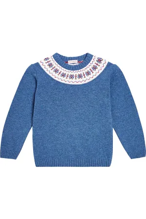La Coqueta Fair Isle wool-blend intarsia sweater