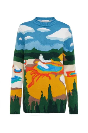 GABRIELA HEARST Ines intarsia cashmere sweater