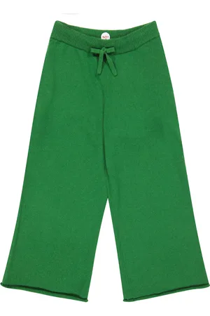 The Row Zaza cropped cashmere pants
