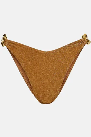 SAME Gold Chain high-rise bikini bottoms