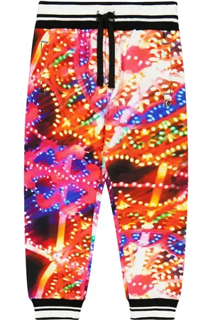 Dolce & Gabbana Printed cotton jersey sweatpants
