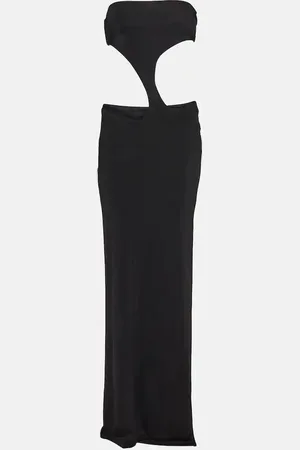 Louisa Ballou Long Carve cutout jersey maxi dress