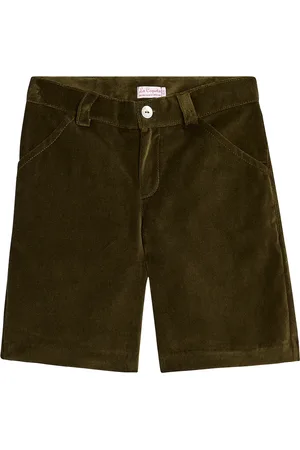 La Coqueta Lucas cotton velvet shorts