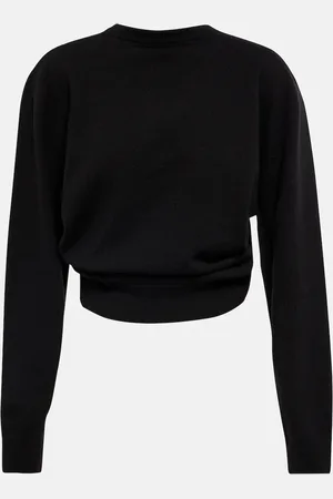 The Row Laris gathered cashmere sweater