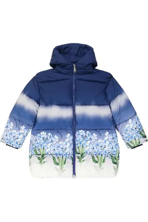 MONNALISA Floral puffer coat