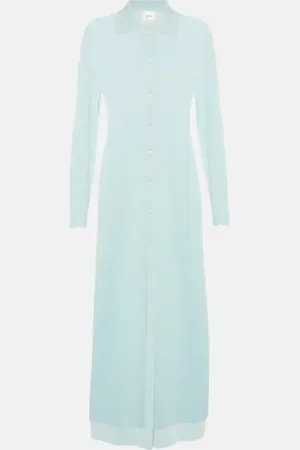 Lisa Yang Erika cashmere shirt dress