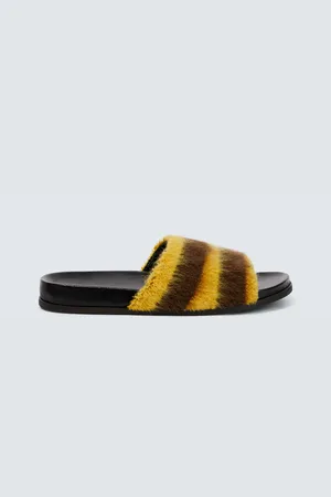 Marni Fussbett striped slides