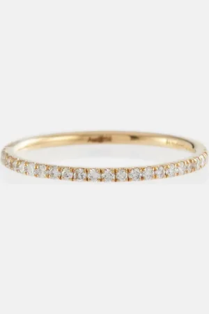 Ileana Makri Thread Band 18kt ring with diamonds