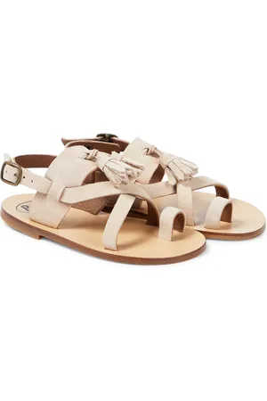PèPè PÃ¨PÃ¨ Scamosciato fringed suede sandals