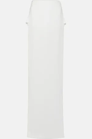 Monot MÃ´not Side-slit jersey maxi skirt