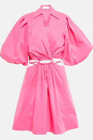 Simkhai Aulora cutout poplin minidress