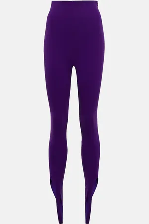 The Attico Jamie high-rise stirrup leggings