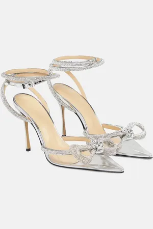 Mach & Mach Double Bow embellished pumps