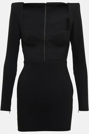 ALEX PERRY Parks cutout crÃªpe minidress