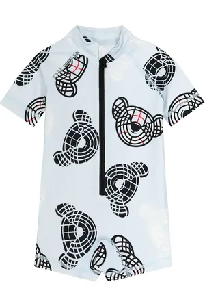 Burberry Baby Thomas Bear rashguard swimsuit