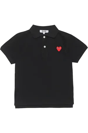 Comme des Garçons Comme des GarÃ§ons Play Kids Heart logo cotton polo shirt