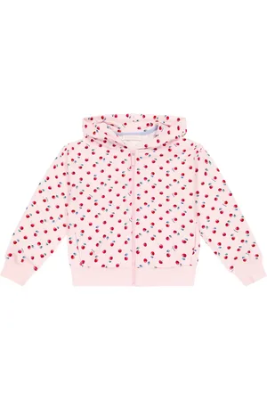 MONNALISA Printed zip-up hoodie