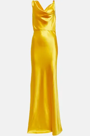 VERONICA BEARD Sanderson satin maxi dress