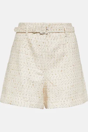 Self-Portrait BouclÃ© shorts
