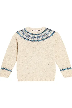 La Coqueta Fair Isle wool-blend intarsia sweater