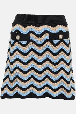 Rebecca Vallance Chatou jacquard cotton miniskirt