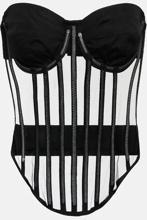 Dolce & Gabbana X Kim tulle embellished corset