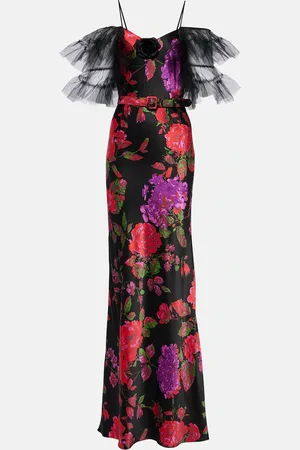 RODARTE Tiered silk tulle gown