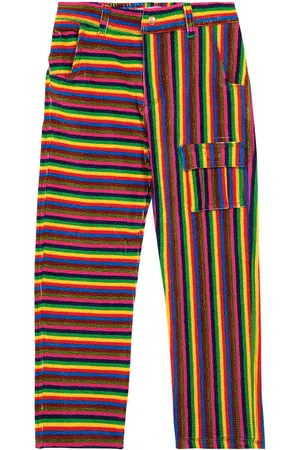 ERL Pinstripe cotton-blend pants