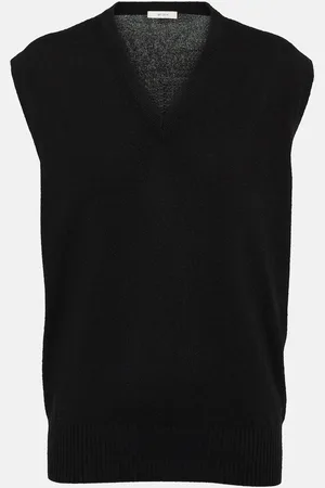 The Row Dom cashmere vest