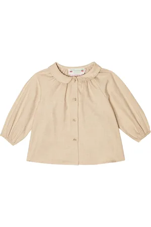 BONPOINT Baby Domino cotton and wool blouse
