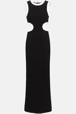 Staud Dolce cutout jersey maxi dress