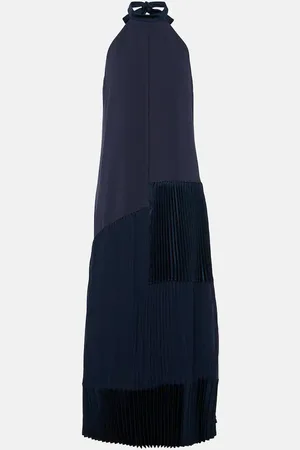 Simkhai Noah pleated crÃªpe midi dress