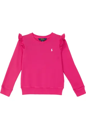 Ralph Lauren Ruffled cotton-blend fleece sweatshirt
