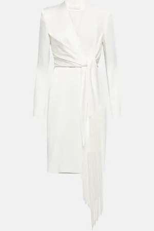 Max Mara Bridal Maura satin wrap dress