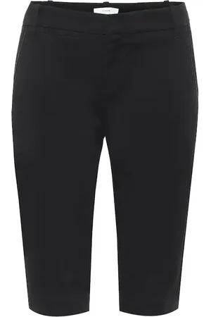 Vince Mid-rise cotton Bermuda shorts