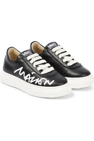 Maison Margiela Logo leather sneakers