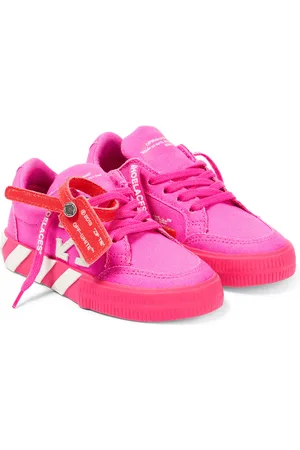 OFF-WHITE Logo canvas sneakers