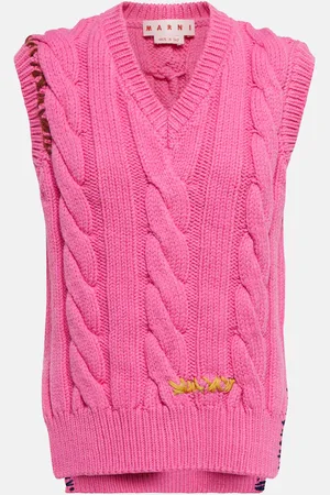 Marni Cable-knit wool vest