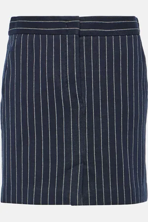 Max Mara Kirsch pinstripe jersey miniskirt