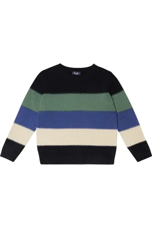 Il gufo Striped wool sweater