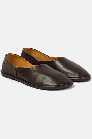 The Row Canal leather flats