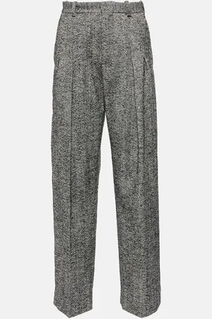 Victoria Beckham High-rise wool-blend wide-leg pants