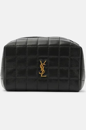 Saint Laurent Cassandre leather makeup bag