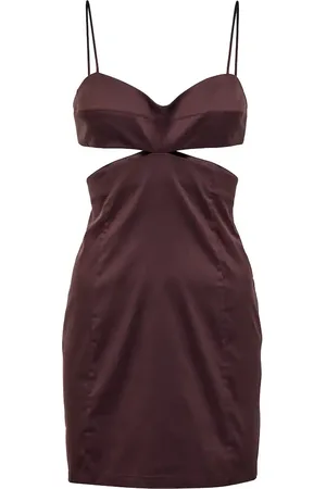 Zeynep Arcay Zeynep ArÃ§ay Cutout cotton-blend minidress