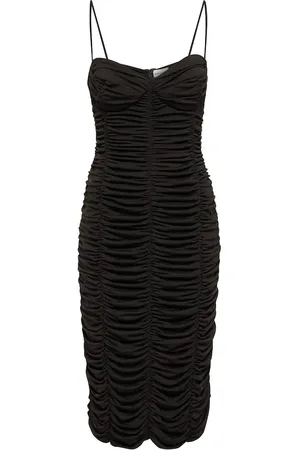 MAGDA BUTRYM Ruched bustier midi dress