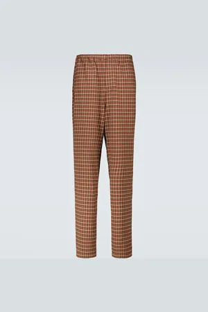 UNDERCOVER Checked tapered pants