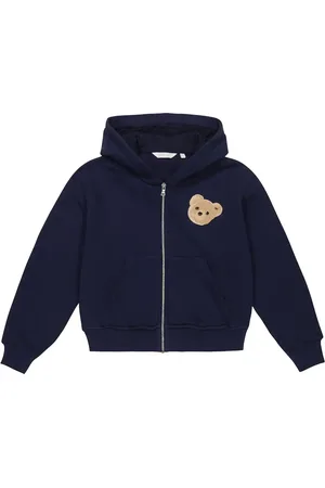 Palm Angels Logo cotton zip-up hoodie