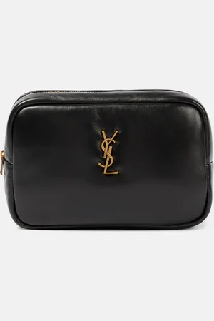 Saint Laurent Quilted leather makeup bag